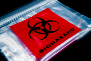Biohazard Evidence Bag
