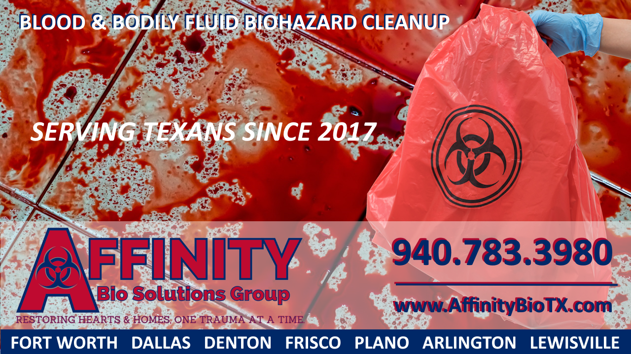 Denton, Texas Blood and Bodily Fluid Biohazard Cleanup