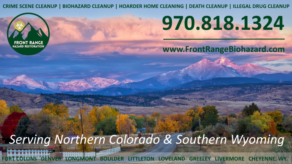 Fort Collins Crime Scene cleanup biohazard clean-up hoarder home cleaning unattended death blood bodily fluid bio-hazard cleaner in Fort Collins, Arizona