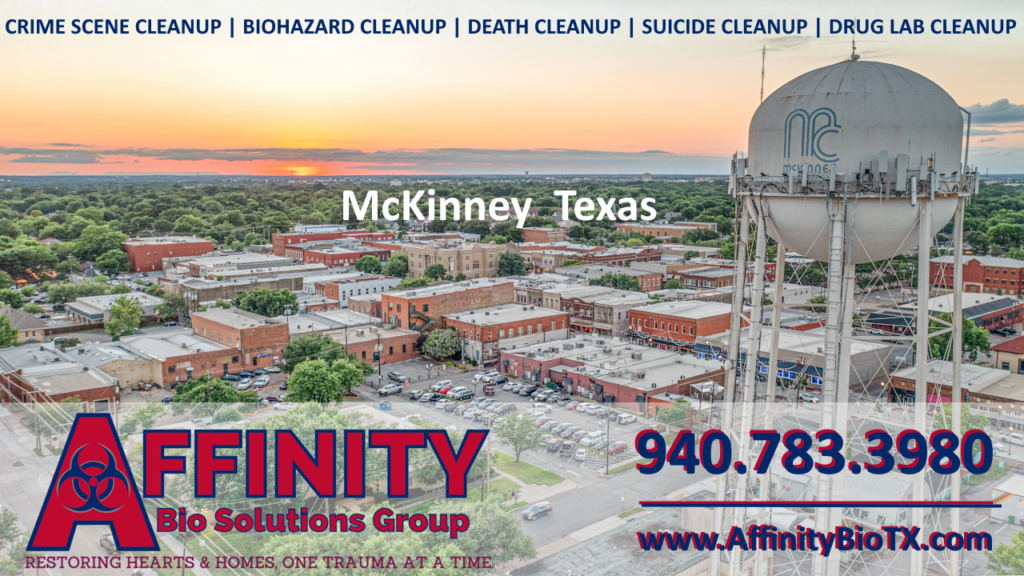 McKinney, Texas in Collin County, TX. Crime Scene Cleanup and Biohazard Cleaning