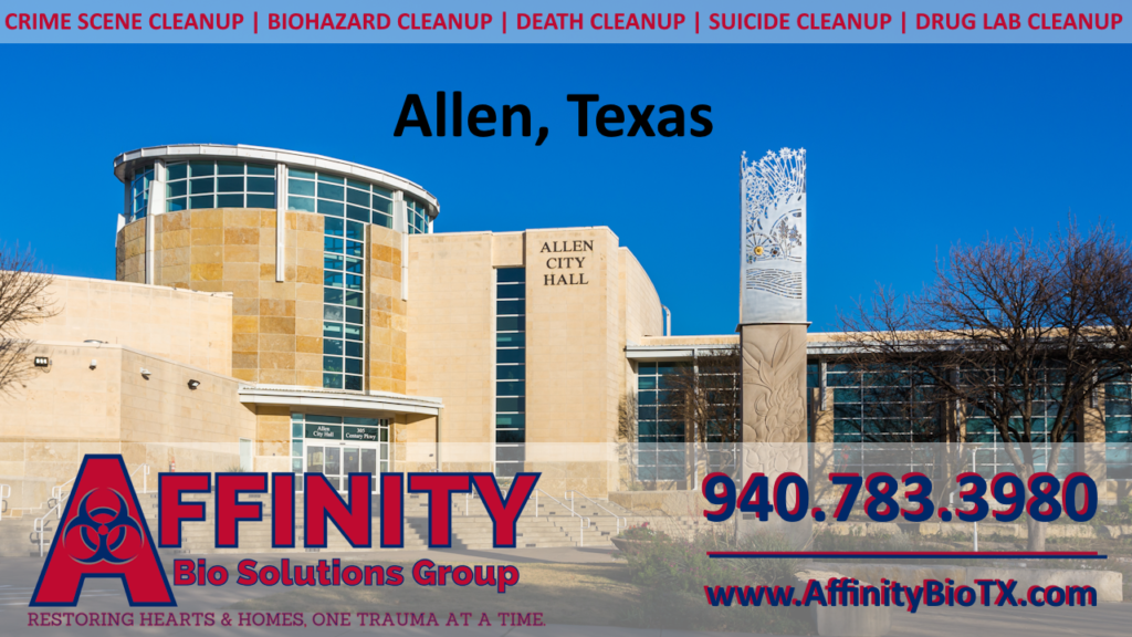 Allen, Texas City Hall Building in Collin County, TX.